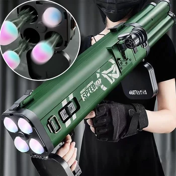 Kids Quadruple Rocket Launcher Toy 1