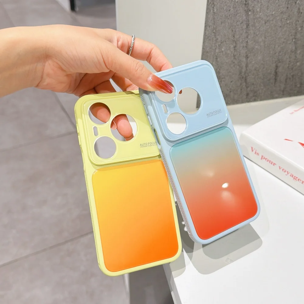 Gradient Color Shockproof Cooling Phone Case Cover