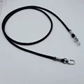 Black silver buckle