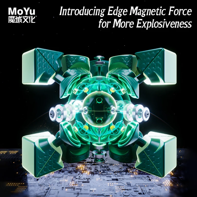 MOYU WEILONG WRM V9 Magnetic Magic Cube Maglev Ball Core UV 3x3 Professional 3×3 Speed Puzzle Toys 3x3x3 Speedcube Cubo Magico