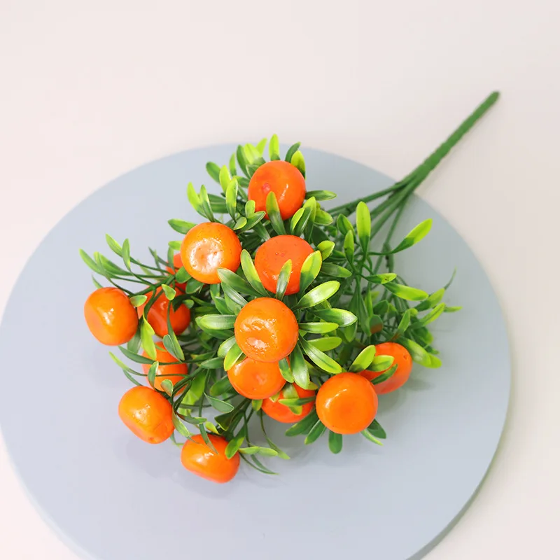 Artificial Plants Fruit Small Tree Fake Plant Flowers Potted Ornaments For Home Room Table wedding Decoration Hotel Garden Decor