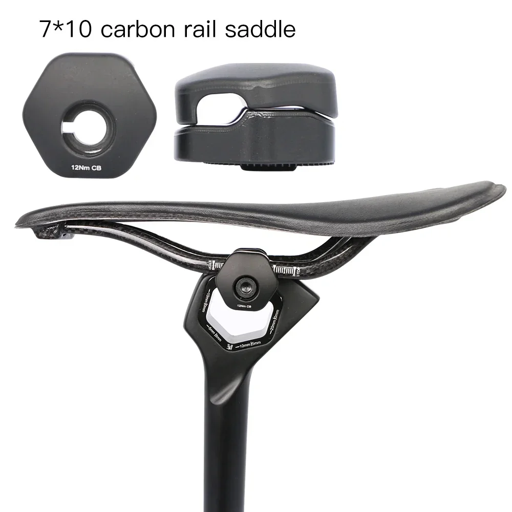 자전거용 조절 가능한 트윈 볼트 2 볼트 탄소 섬유 시트포스트, 도로 자갈 하이브리드 및 전기 자전거용 자전거 시트 포스트