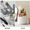 360° Rotating Makeup Brush Storage Box Desktop Cosmetic Organizer Lipstick Eyebrow Pencil Eye Shadow Brush Holder Organizer 4
