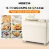 Size Bread Maker Machine Metal Material & Auto Nut Dispenser Bread Machine with Gluten Free White Wheat Rye French Pizza etc 3