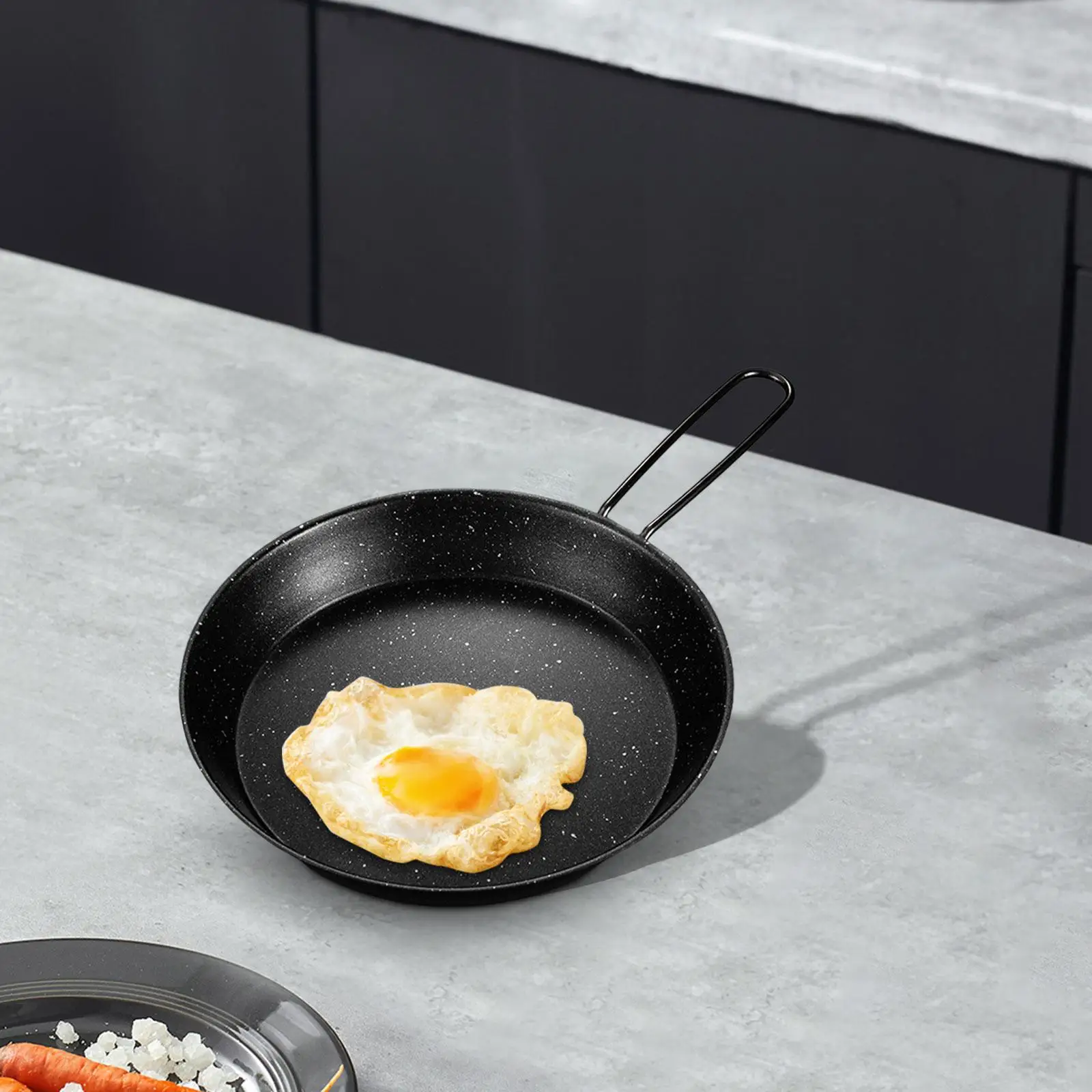 Camping Frying Pan Cooking Pan for Picnics Backyard Barbecue Outdoor Cooking 2