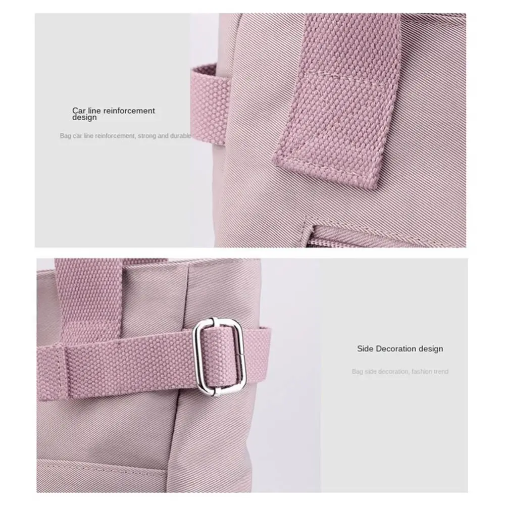 Women's Korean Version One Shoulder Canvas Bag Fashion Literature And Art College Student Backpack Class Tutorial Canvas Bag