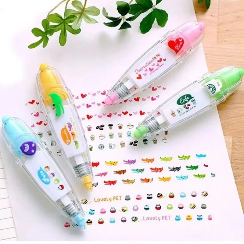 Kawaii Owl Dog Pattern Correction Tape Stationery Correction Tape Stickers for Scrapbooking DIY Stickers Back To School 1pc