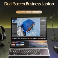 Dual Screen Laptop Intel Xeon W-10855M 16.1+14.1 Inch 5.1GHz 64GB DDR4 4TB SSD 8Cores 16 Threads HD Camera Portables Computer 2