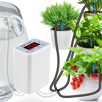 Contrôleur de pompe d'arrosage automatique, fleurs intelligentes, plantes, dispositif d'irrigation goutte-à-goutte, système de minuterie, outils de jardin 1