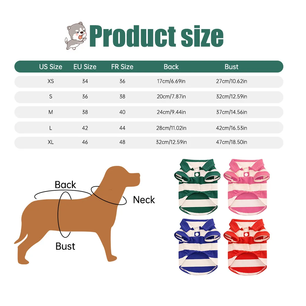 Dog T-Shirts for Small Large Dogs Puppy Pet Cat