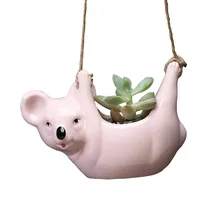 

Cute Koala Flowerpot Succulent Plants Pot Cartoon Plant Flower Pots Bonsai Cactus Plant Pot Home Decor Desktop Succulent Potted