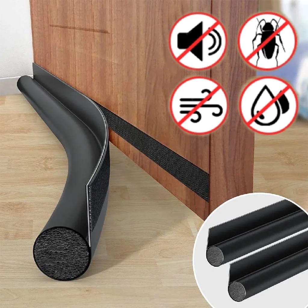 Windproof Sealing Strip Door Bottom Waterproof Under Wind Shield Insulated Soundproof Seal Strip Adjustable Foam Sealing-door seal strip