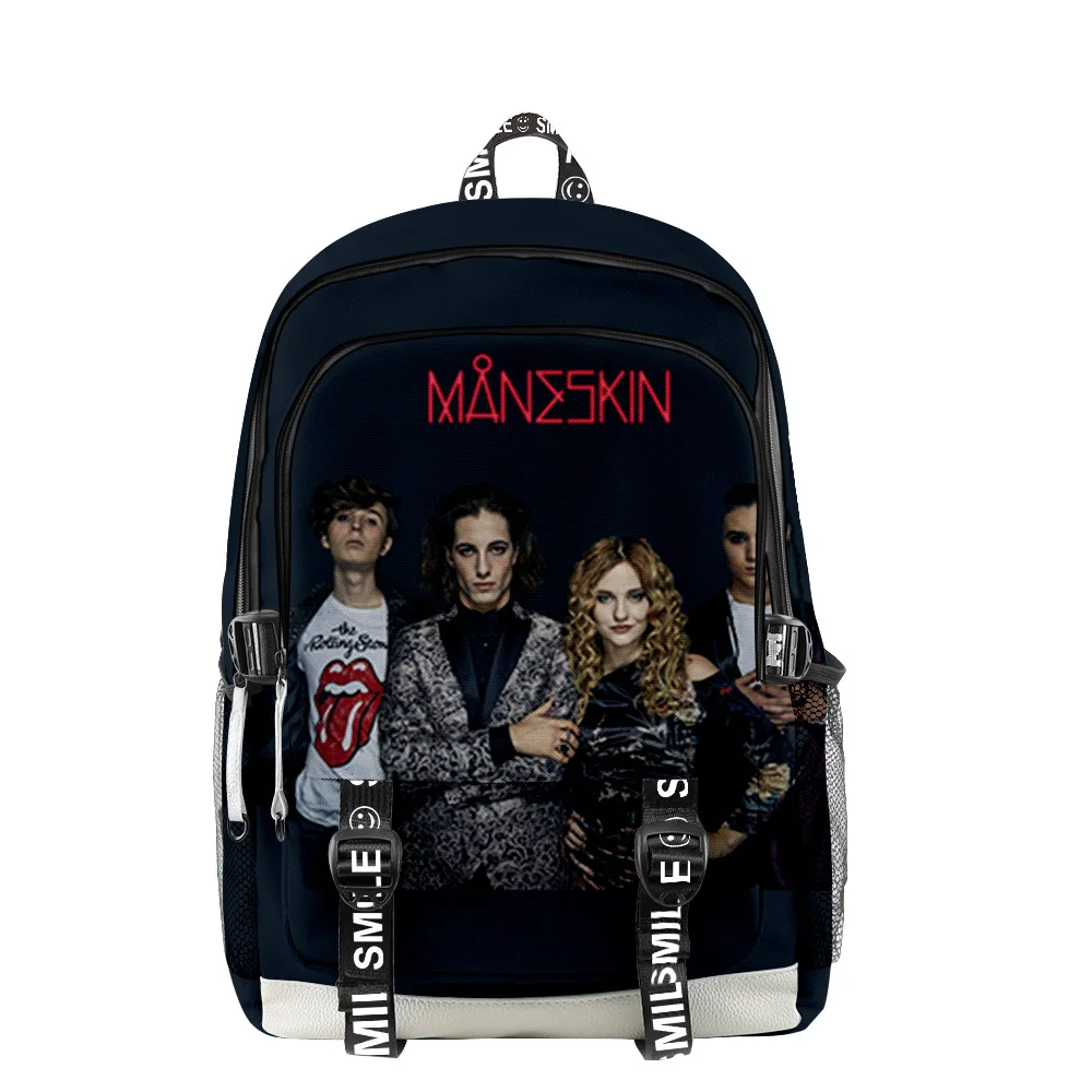 

Classic Maneskin ZITTI E BUONI 3D Print Student School Bags Unisex Oxford Waterproof Notebook multifunction Travel Backpacks