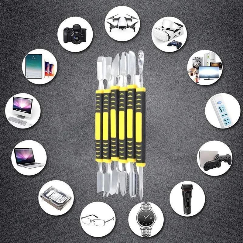 Phone repair tools kit cell phone opener stainless steel pry bar 6PCS for Mobile Phone Notebook