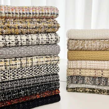 Sequin Tweed Wool Fabric 1