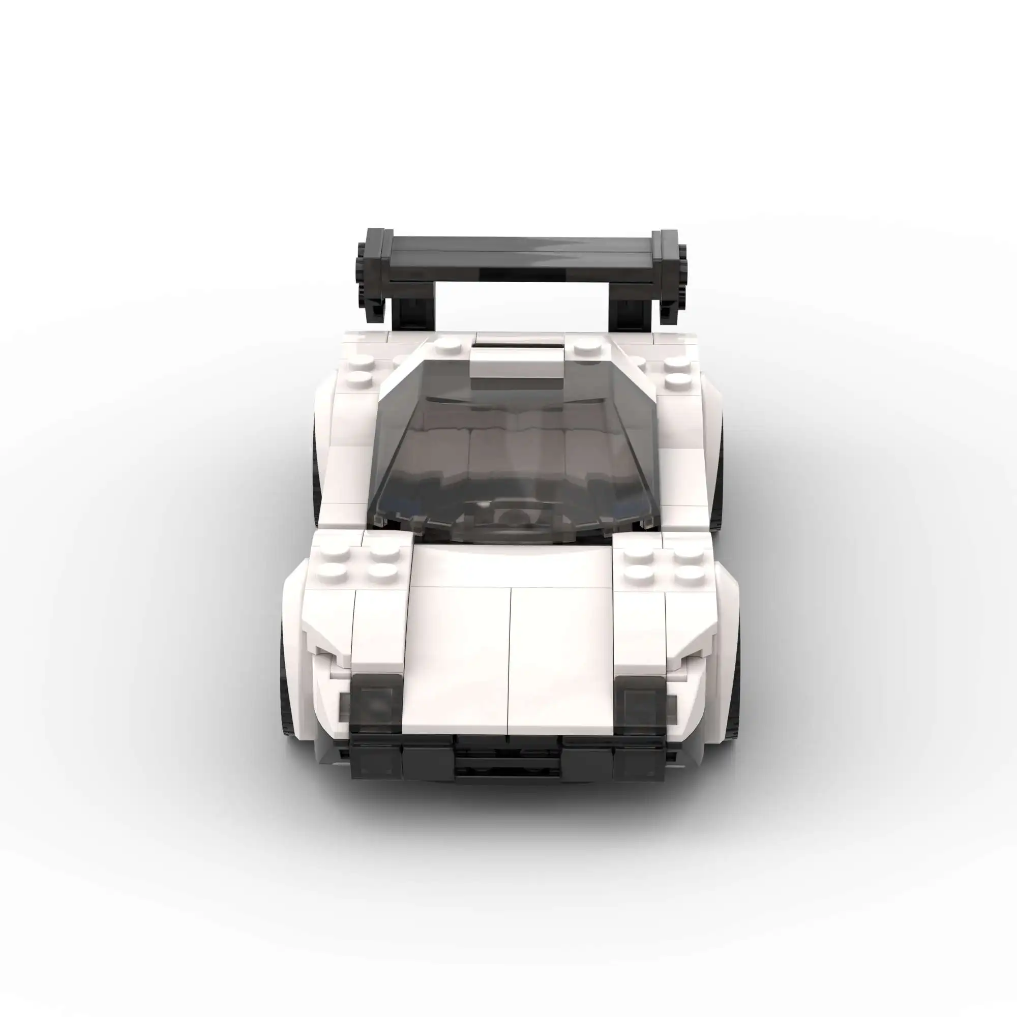 럭셔리카 로고 Moc 퍼즐 빌딩 블록, 어린이 장난감