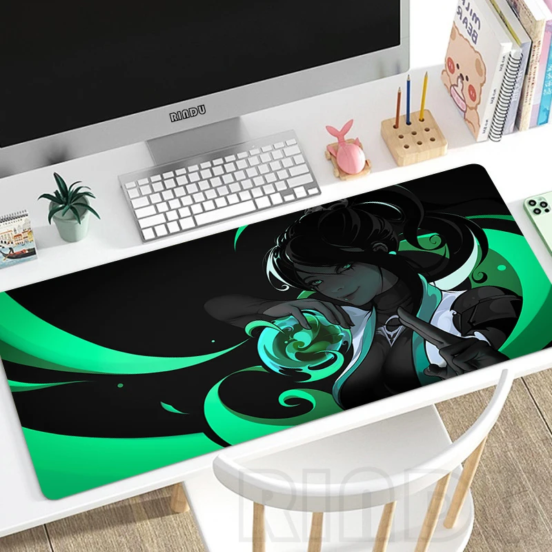 

Design Mouse Pad Valorant Gaming Mousepad 400x900cm Large Keyboard Mats Gamer Desk Mat Company Desk Pads For Gift Mousepads