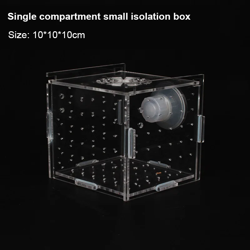 Fish Tank Breeder Box Aquarium Isolation Box Small Fry Incubator Breeding Acrylic Single Double Multi Grid
