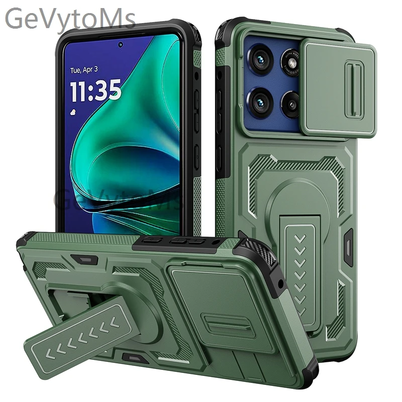 Heavy Duty Lens Protector Case with Kickstand