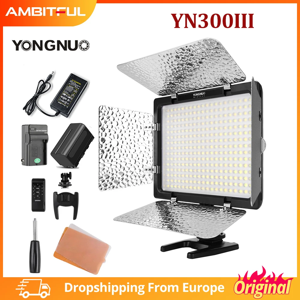 Yongnuo YN300 III YN300III 3200k-5500K CRI95 Camera Photo LED Video ...
