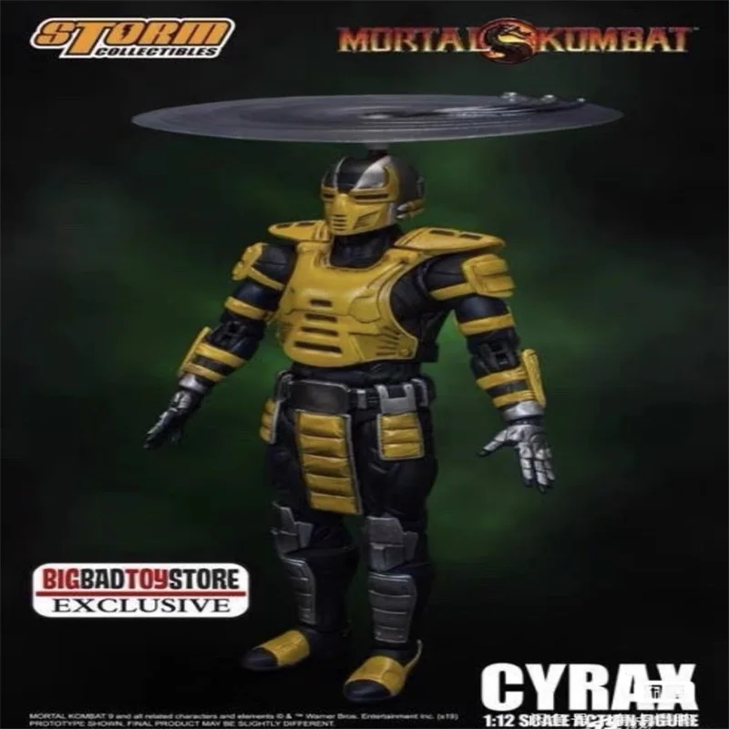 Storm Toys 1/12 Soldato Maschio Cyrax Mortal Kombat Special Edition 6 ''Action Figure In Stock Vendita Calda