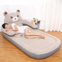 Colchón de aire inflable para el hogar, cama doble, individual, gruesa, portátil, muebles de dormitorio