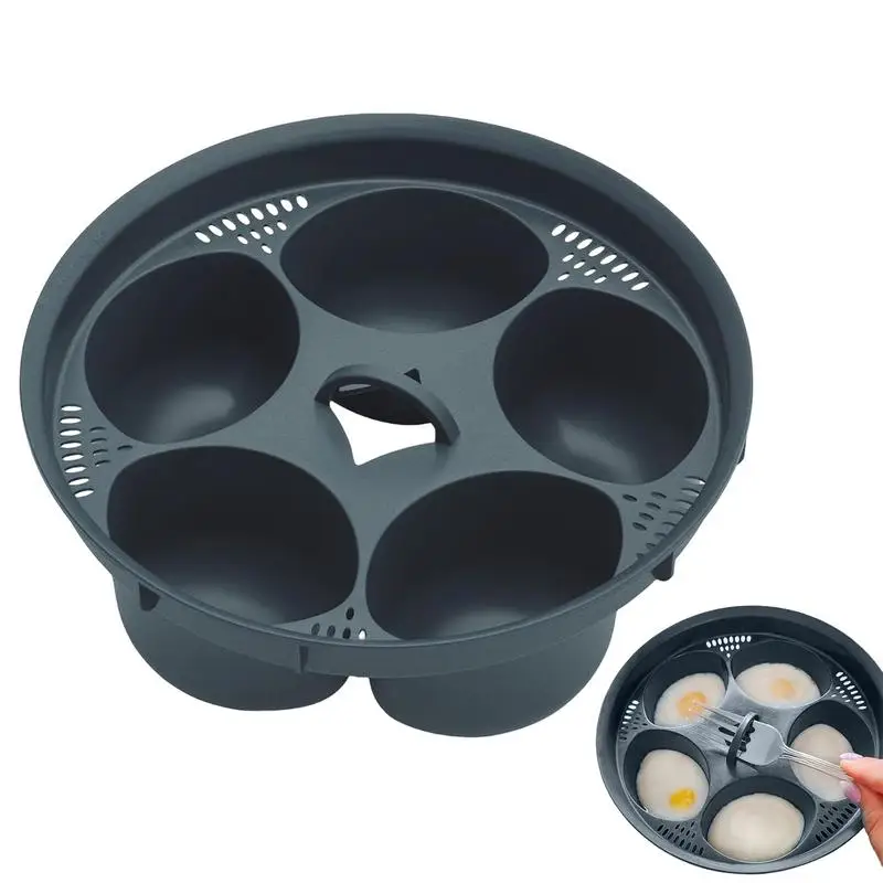 

Egg Cooker Insert 2 In 1 Egg Boiler Egg Holder Poacher Reusable BPA Free Eggs Boiler Basket For Boiling Eggs Making Ice Cubes