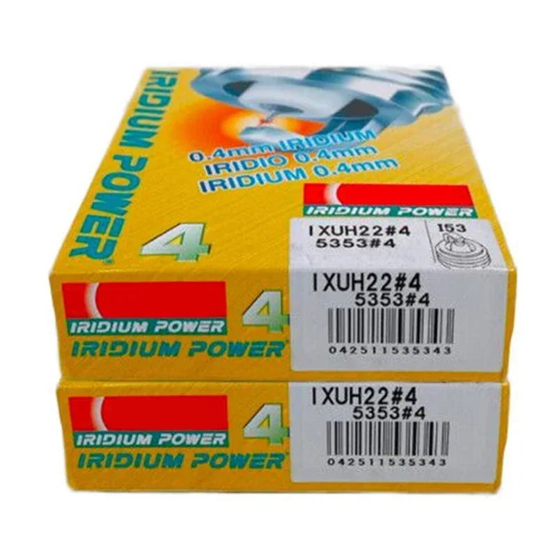 

4pcs/lot IXUH22 5353 Iridium Spark Plug For V9110-5353 Y7MPP33 RER8MC 267700-6450 IXUH22-5353 Car Accessories