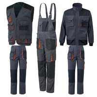 Work Jacket Men Eletrician Cargo Trousers Multi Pockets Work Vest Tools Overalls Men Workwear Uniform Safety Clothing Workwear 1