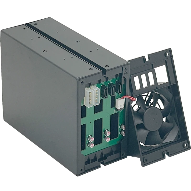 Zhenloong Optical Drive Hot Swappable Disco Rígido Módulo Chassis Armazenamento Expansão 525 para 35 Hdd Hot-swap Gaiola Adaptador - Imagem 3