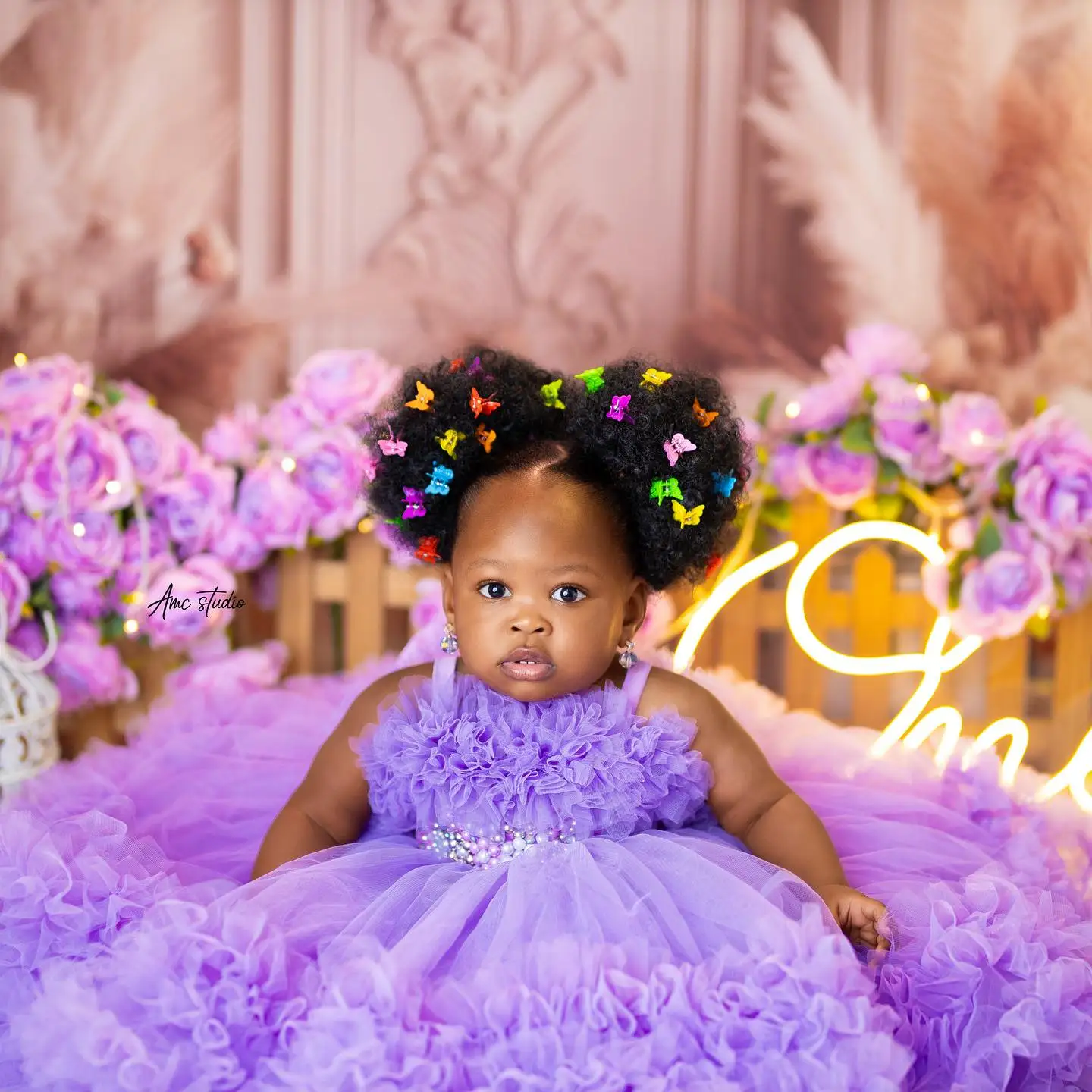 Lavender Purple Colour Dress For Baby Girl Enchanting Lilac Dream