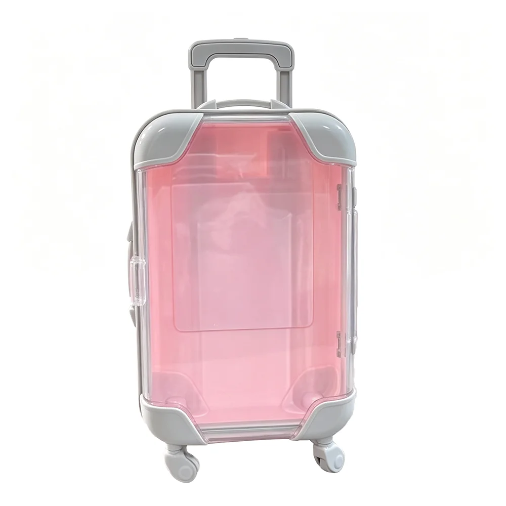 Valigia per Bambole da 18 Pollici: Un Accessorio Indispensabile per Viaggiare con le Bambole È una valigia alla moda per bambole, adatta a bambole da 18 pollici. - immagine 4