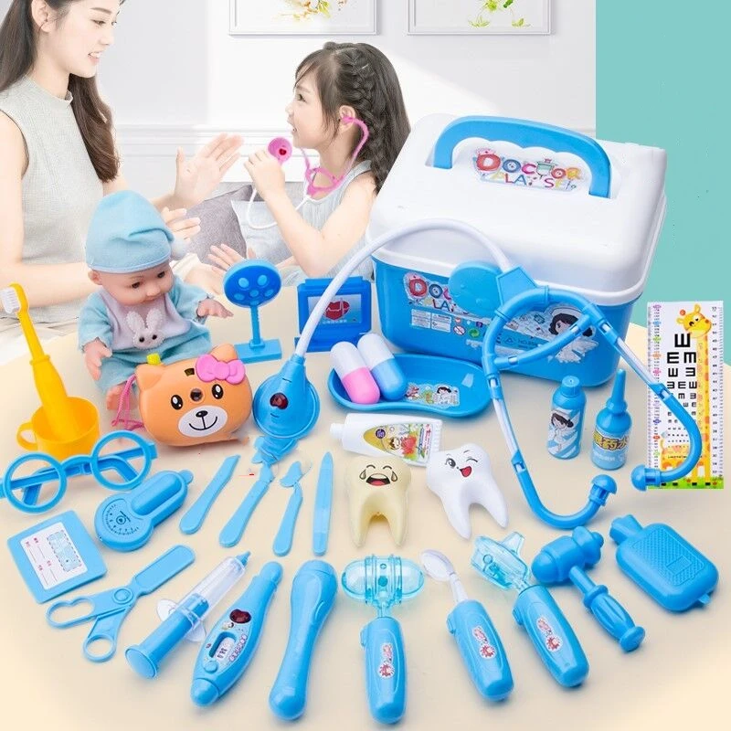 51 PCS Doctor Toys for Children Set Kids Pretend Play Kit Games for Girls  Boys Hospital Accessorie Medical Kit Nurse Tools Toys - AliExpress