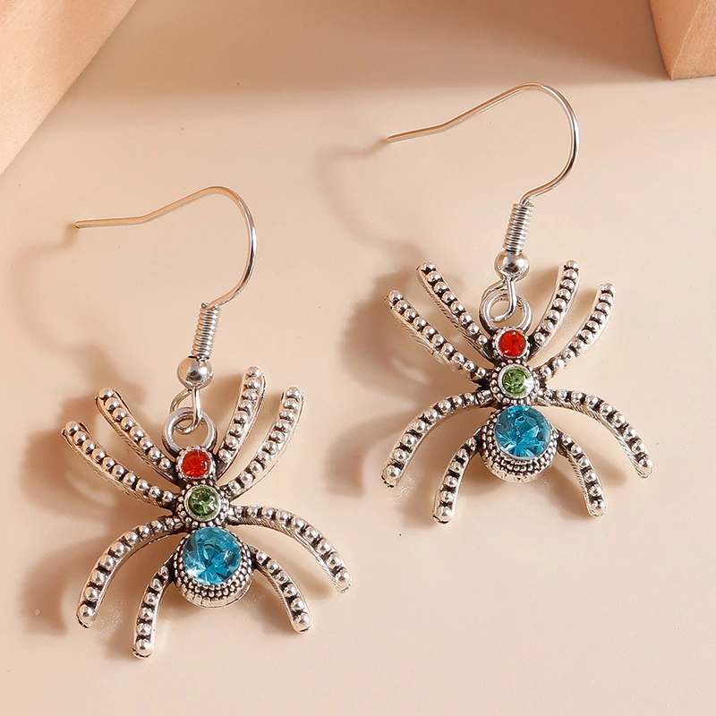 

Cartoon Spider Drop Earrings for Women Cute Animal Dangle Hooks Earrings Girls Party Holiday Jewelry Accessories