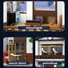 861PCS Canteen Building Blocks Japanese Street Scene Building Model Bricks Set With USB Light Desktop Decoration Kids Toys Gifts 5
