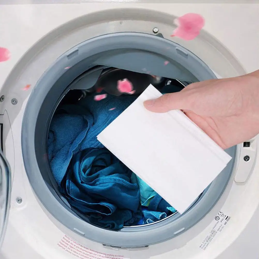 Drying Machine Companion Drying Sheet Soft Paper Fragrance Static Flexible Clothing Smell Anti Remover Fabric Softener Sheets