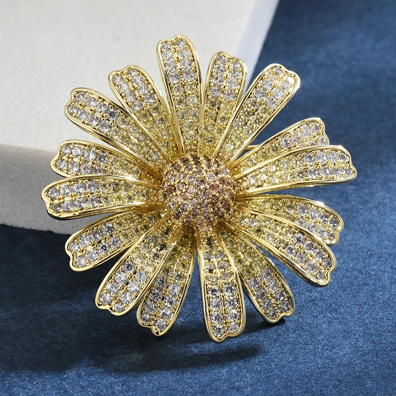 Exclusive Web Offer Costume Jewelry for Women Flower Brooch Pins