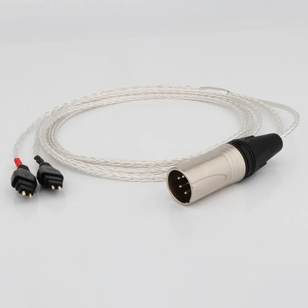 1Pcs Pin XLR Balanced Cable for Sennheiser HD560/HD650