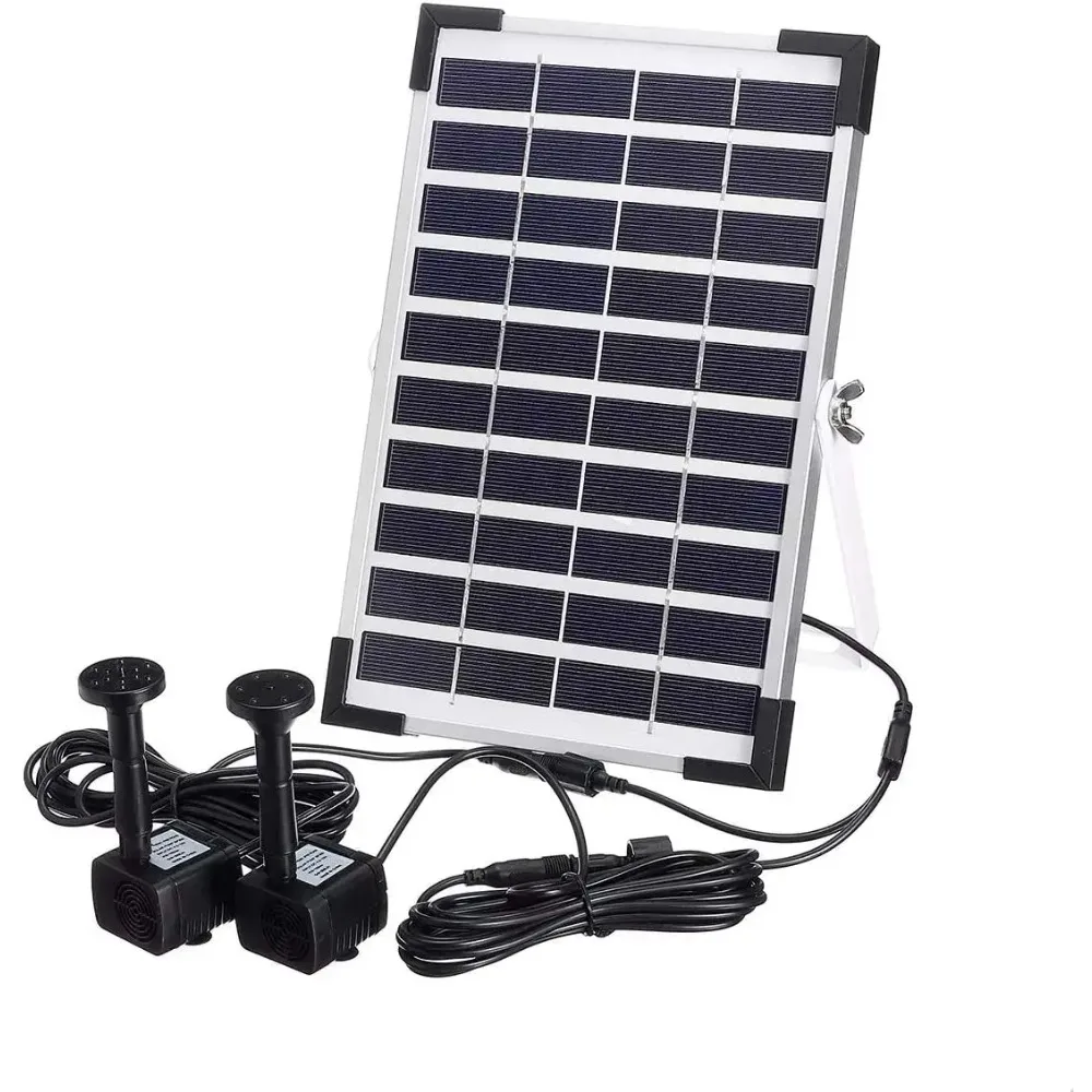 

Easy to use diving mini fountain kit, solar panel power, bird bath, fish pond decoration, intelligent water pump