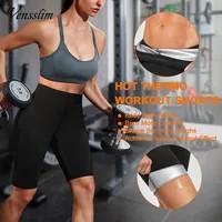 Pantalon thermique à revêtement ionique argenté pour femmes, Sauna, modelant le corps, entraîneur de taille, short amincissant, Leggings de Fitness, tondeuse, brûlure des graisses 5