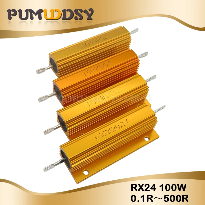 High-Power Gold Aluminum Resistor with Multiple Resistance Options