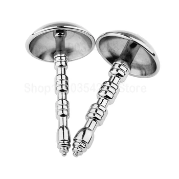 New Electric Shock Urethral Plug Stainless steel Penis Plug Male Masturbators Urethral Catheter Sex Toy For Men Penis Stimulator 6