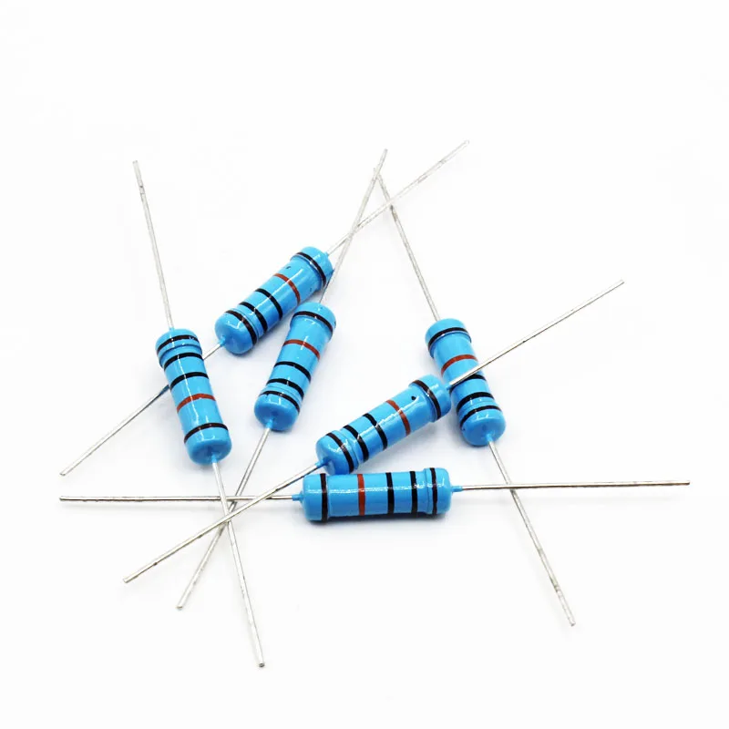 20pcs Metal Film Resistors 2W 1% Tolerance 0.1-0.91 1-910 1K-910K 1M Ohm metal film resistor metal film resistors