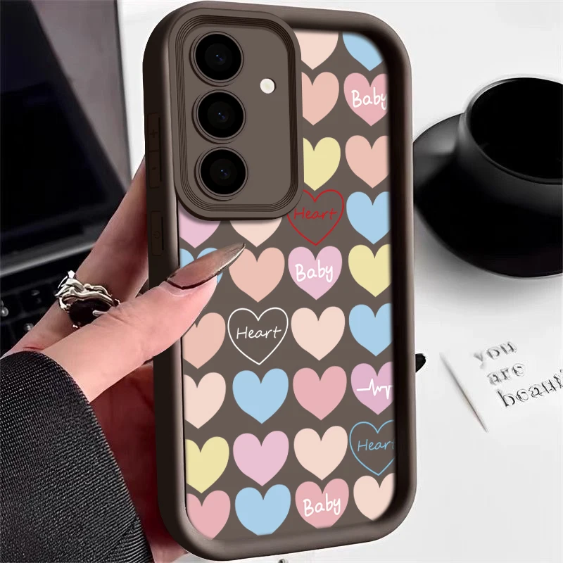 Cartoon Love Pattern Soft Phone Case Cover