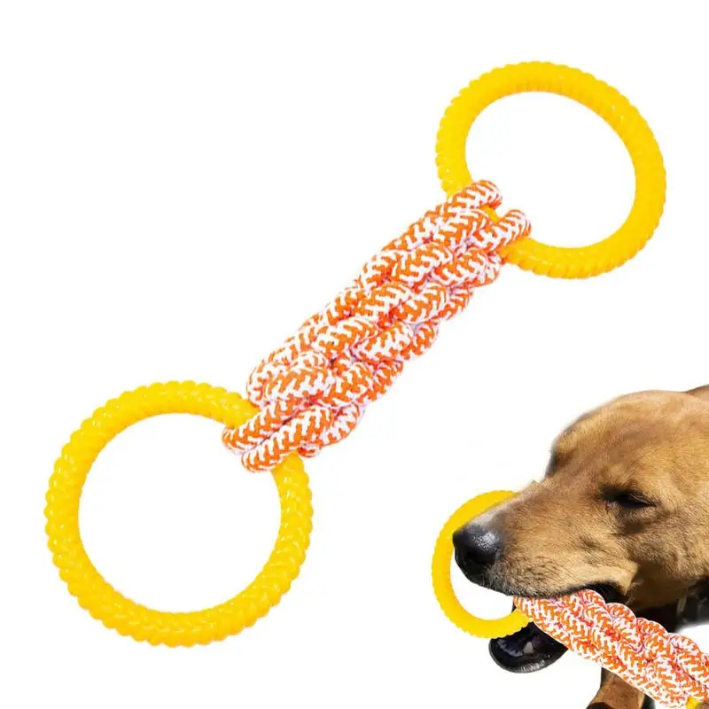 

Dog Teething Toys Tough Toys For Small Dogs Double Knot Helps Freshen Breath Strong Tension Interactive Boredom Relief For Dog