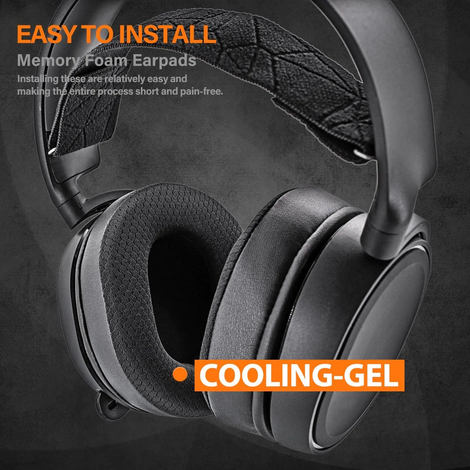 Nova Pro Wireless Cooling Gel Replacement Ear Pads - Compatible with Steelseries Arctis Nova Pro Wireless Improved Durability