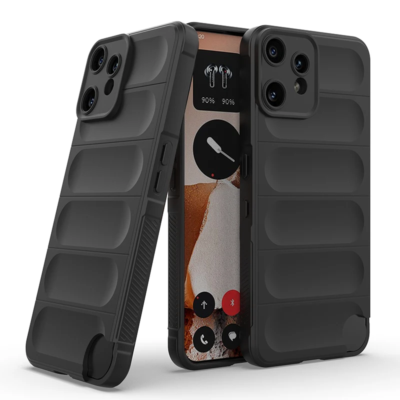 Custodia per armatura per telefono in morbida pelle antiurto per niente telefono 3 Pro 2a 3a 2 CMF Telefono 1 AirBag in silicone liquido Coque protettiva Funda - Image 2