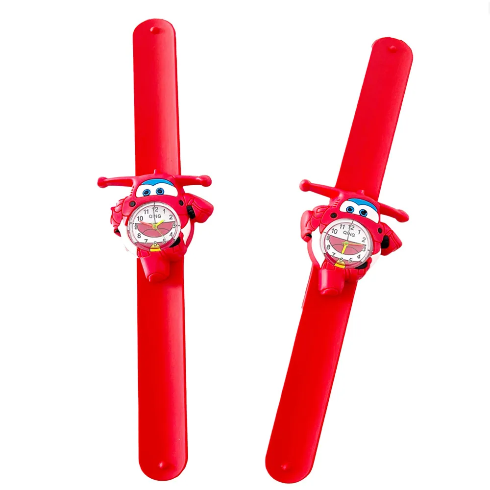 Cartoon Airplane Action Figure Silicone Wristband Gift Toy