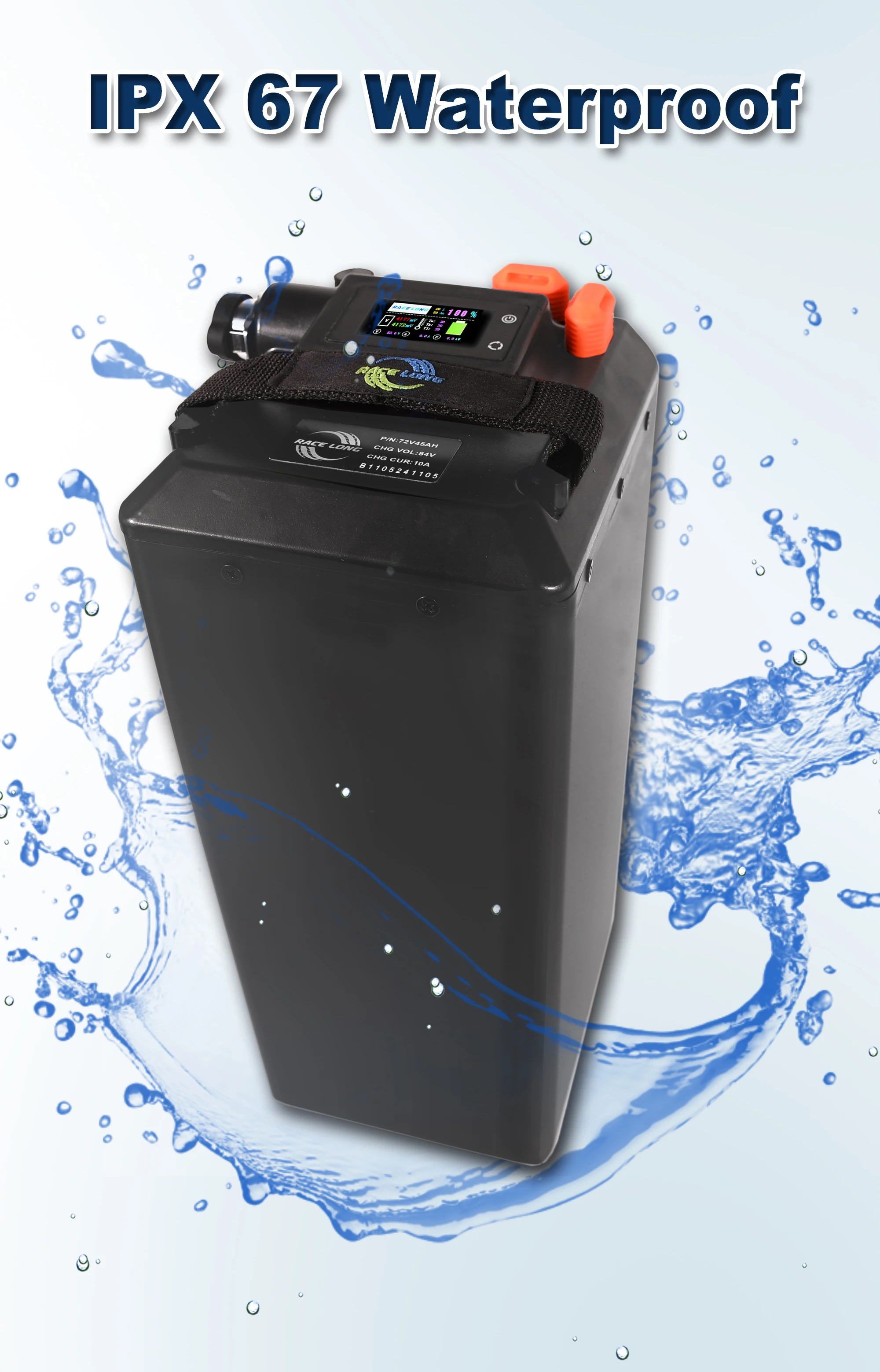 WUNIU upgraded large capacity 72V 45Ah rebuilt lithium battery pack for Sur-Ron Light Bee X