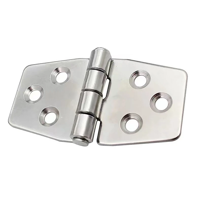 1pc 304 Stainless Steel High Quality Flat Hinge Distribution Box Control Cabinet Windows Hinge Wooden Box Yacht Parts Mini Hinge